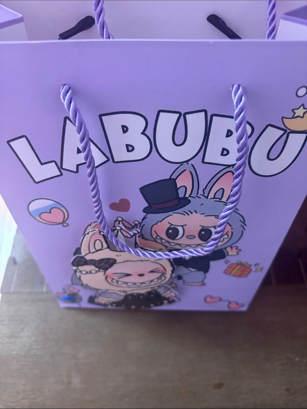 Lavender Bunny Party Gift Bag